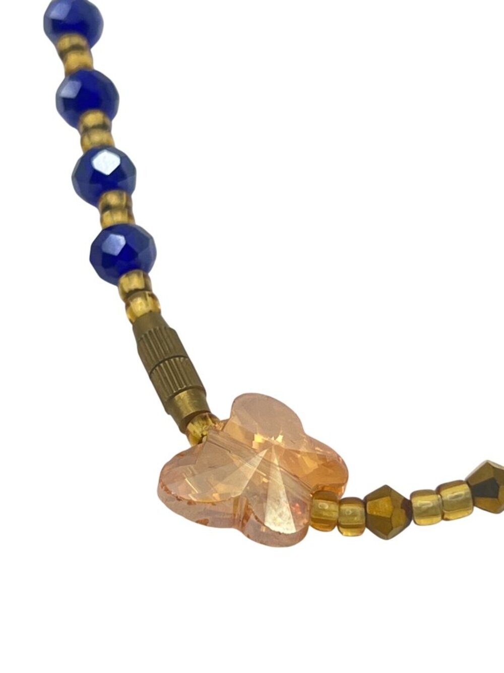 Lot Of 3 Glass Clay Bead Necklaces Multicolor 27" Handmade Boho Festival Layer - Picture 10 of 16